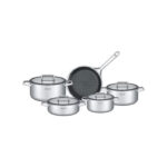 سرویس قابلمه استیل عرشیا 9 پارچه مدل SS050-3543