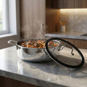 ماهی‌تابه هیبریدی عرشیا سایز 30 مدل SS622-3701